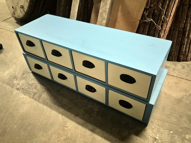 estante cajonera colgar 19.5x95x32.5 - 19.5x100x32.5 1u